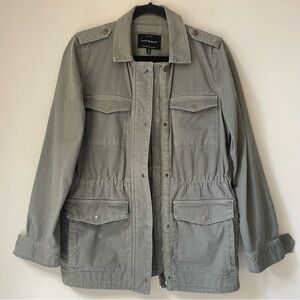 Lucky Brand Utility Cargo Military Green Jacket Size M